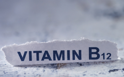 Vitamin B12 written on a piece of paper