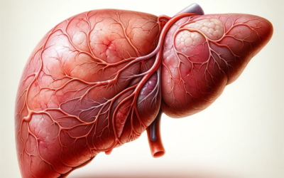 Illustration of the liver